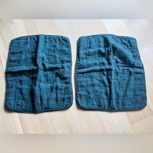 Hawkins New York Simple Linen Quilted Sham Set